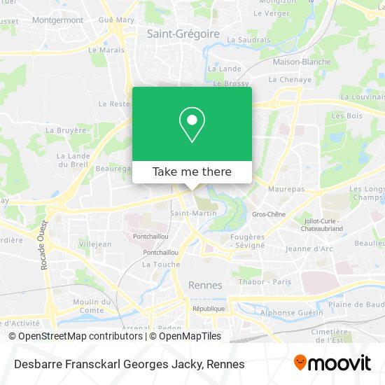 Desbarre Fransckarl Georges Jacky map