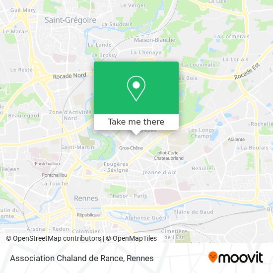 Association Chaland de Rance map