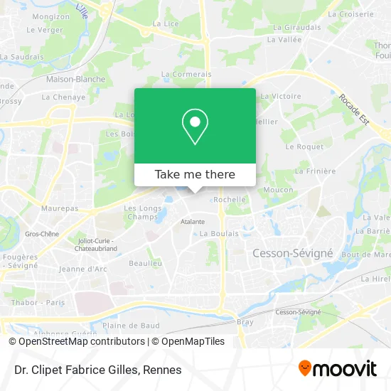 Dr. Clipet Fabrice Gilles map