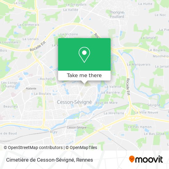 Cimetière de Cesson-Sévigné map