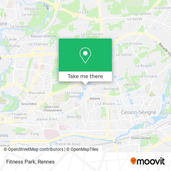 Fitness Park map