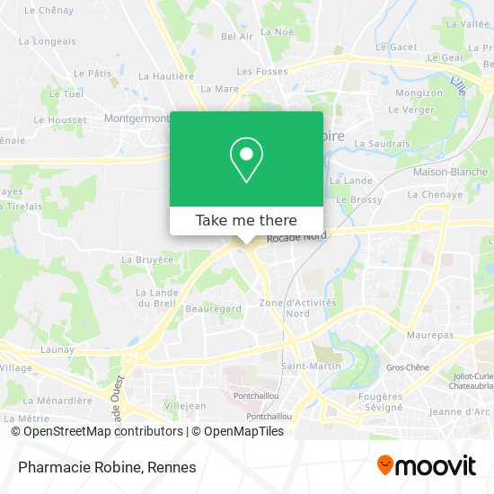 Mapa Pharmacie Robine