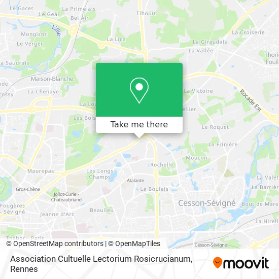 Association Cultuelle Lectorium Rosicrucianum map