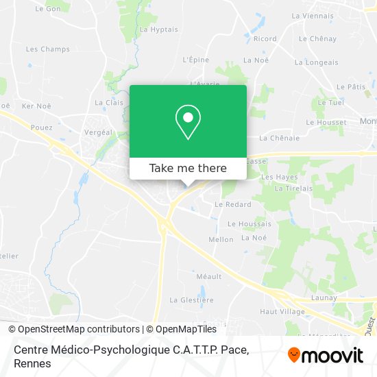 Centre Médico-Psychologique C.A.T.T.P. Pace map
