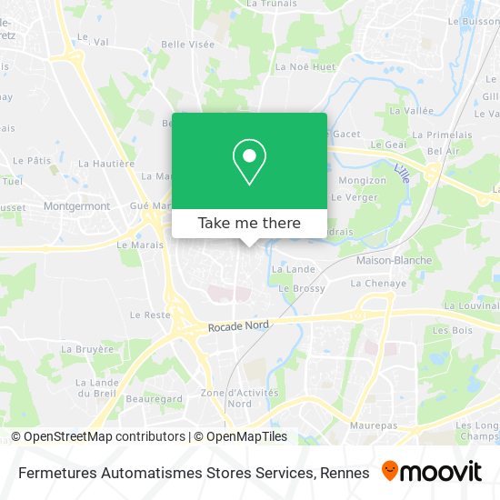 Fermetures Automatismes Stores Services map