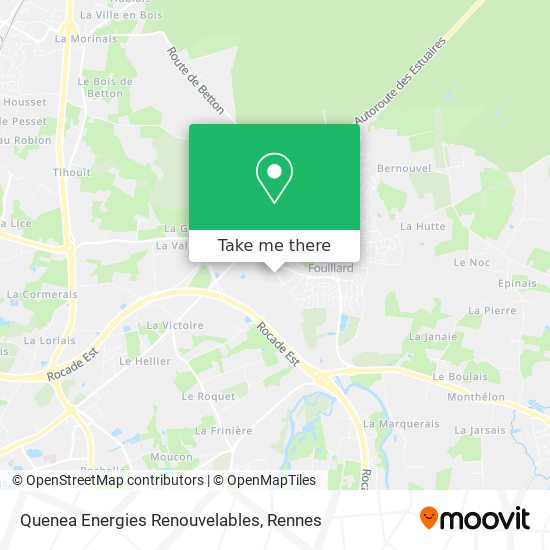 Quenea Energies Renouvelables map