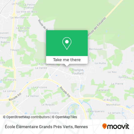 École Élémentaire Grands Prés Verts map
