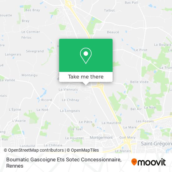 Boumatic Gascoigne Ets Sotec Concessionnaire map