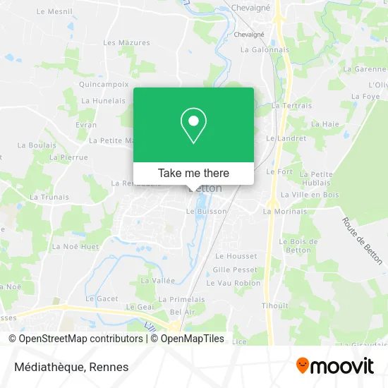 Médiathèque map