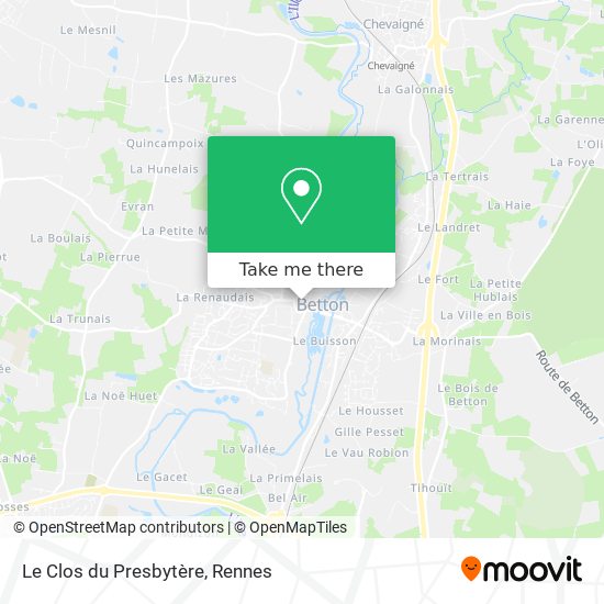 Le Clos du Presbytère map
