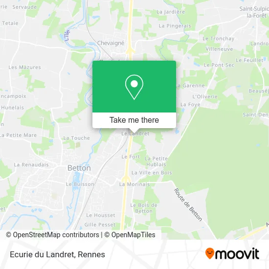 Ecurie du Landret map
