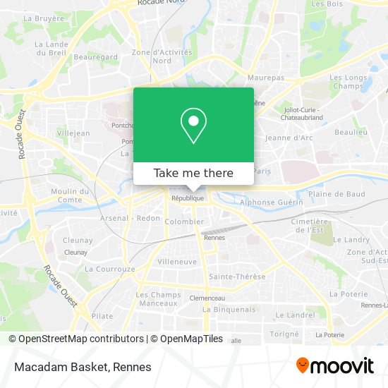 Mapa Macadam Basket