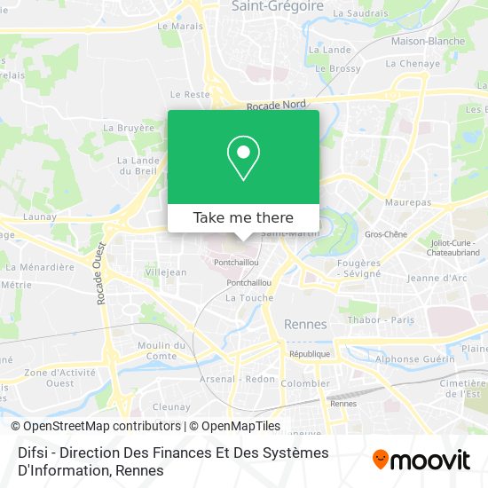 Mapa Difsi - Direction Des Finances Et Des Systèmes D'Information