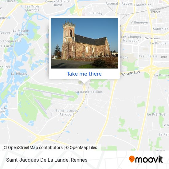 Mapa Saint-Jacques De La Lande