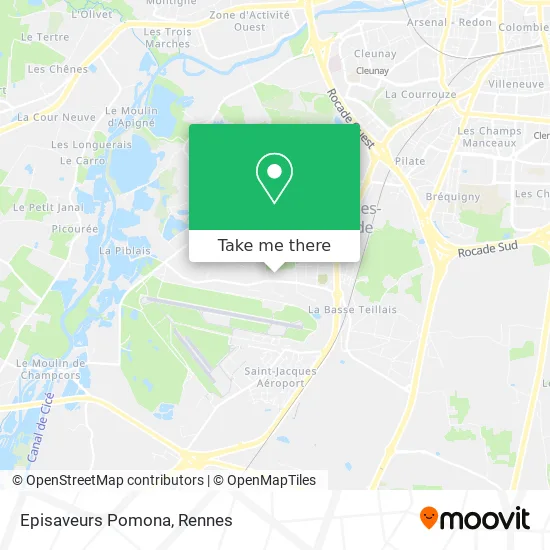 Episaveurs Pomona map