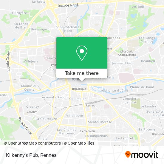 Kilkenny's Pub map