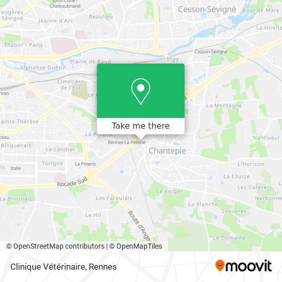 Clinique Vétérinaire map