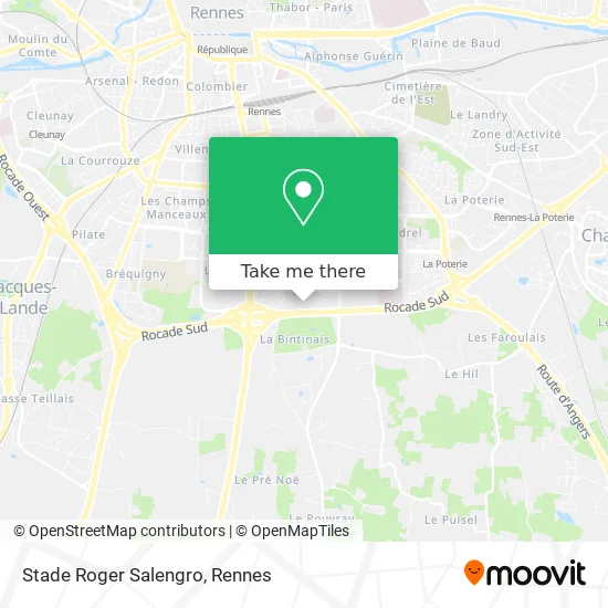 Stade Roger Salengro map