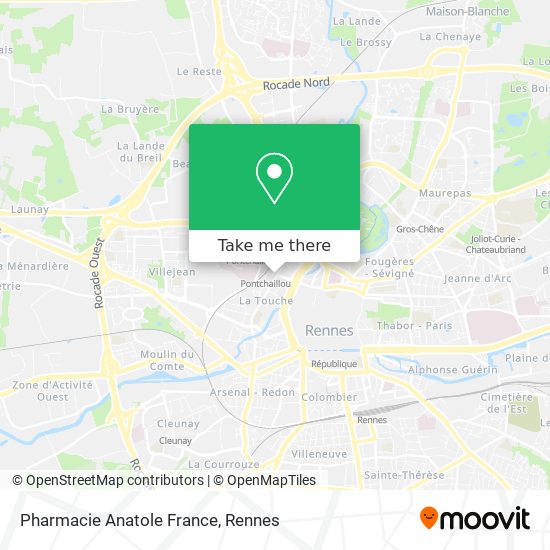 Pharmacie Anatole France map