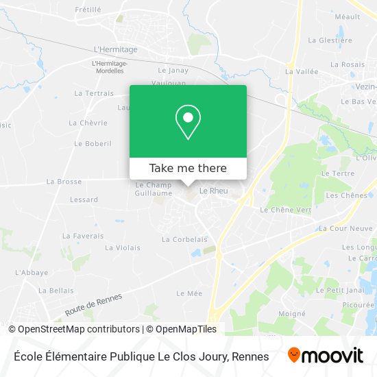 École Élémentaire Publique Le Clos Joury map