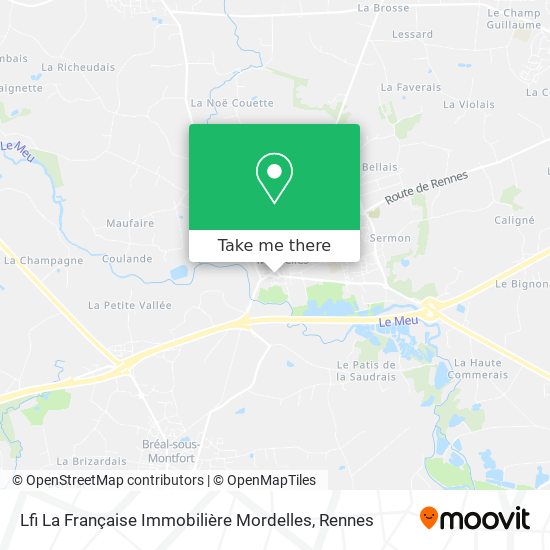 Mapa Lfi La Française Immobilière Mordelles