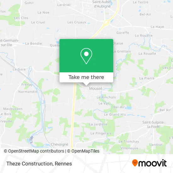 Theze Construction map