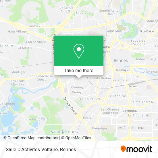 Salle D'Activités Voltaire map