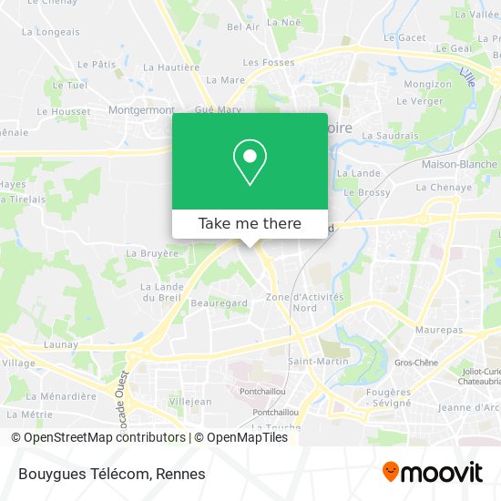 Bouygues Télécom map