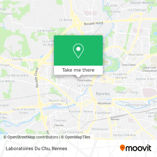 Laboratoires Du Chu map