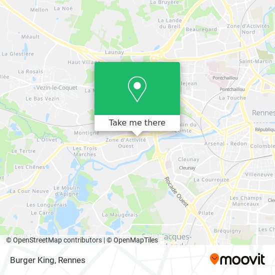 Burger King map