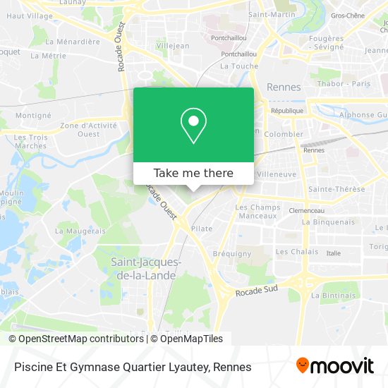 Piscine Et Gymnase Quartier Lyautey map
