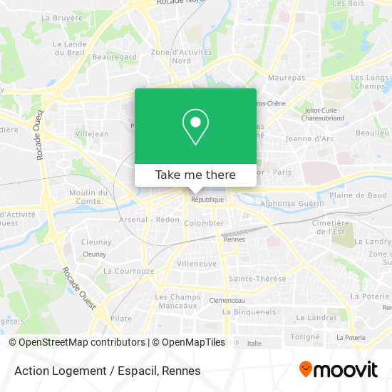 Action Logement / Espacil map