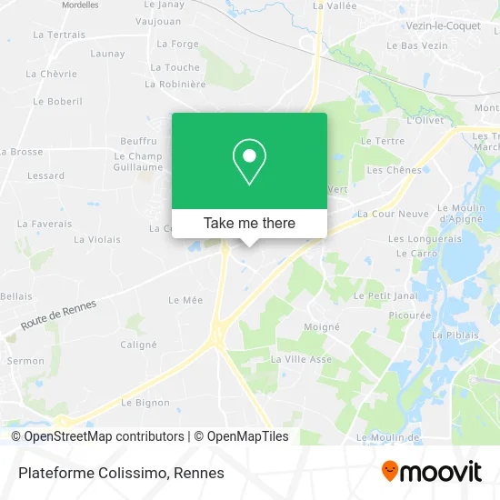 Plateforme Colissimo map