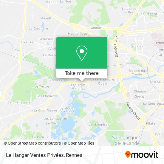 Le Hangar Ventes Privées map