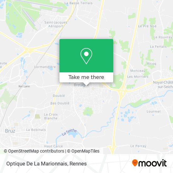 Optique De La Marionnais map