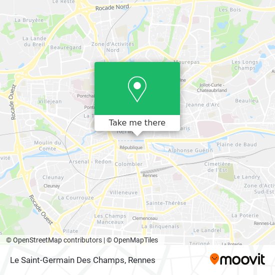 Le Saint-Germain Des Champs map