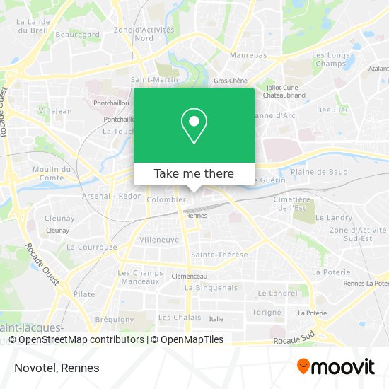 Novotel map