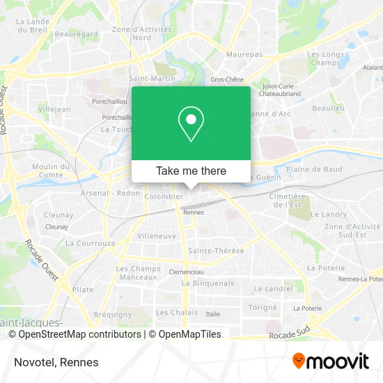 Novotel map
