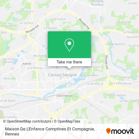 Maison De L'Enfance Comptines Et Compagnie map