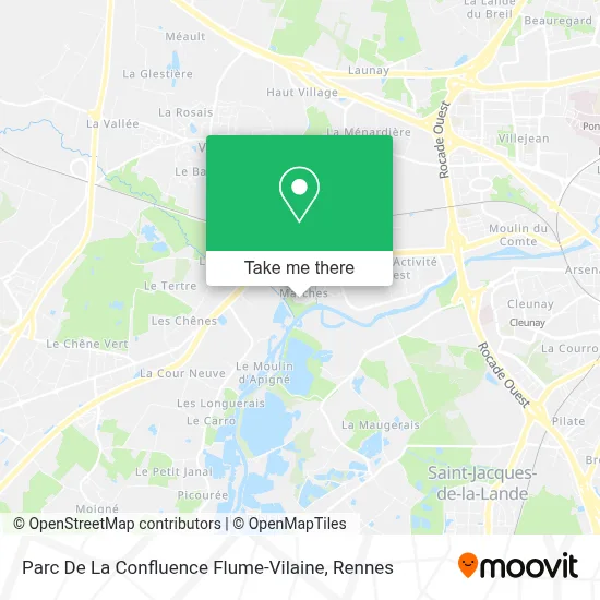 Parc De La Confluence Flume-Vilaine map