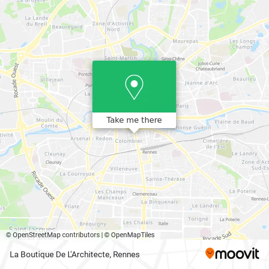 La Boutique De L'Architecte map