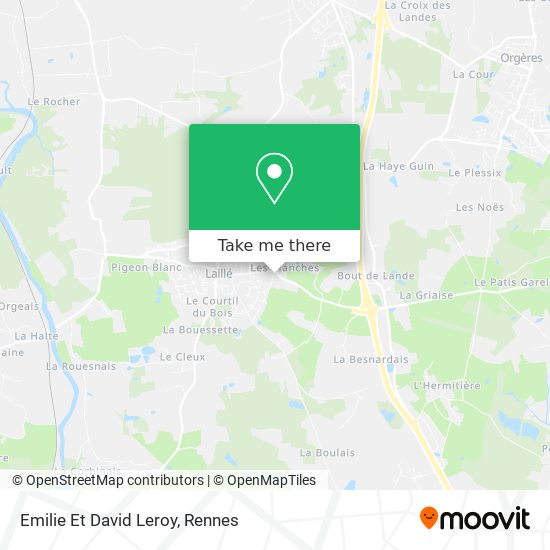 Mapa Emilie Et David Leroy