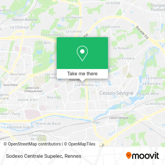 Sodexo Centrale Supelec map