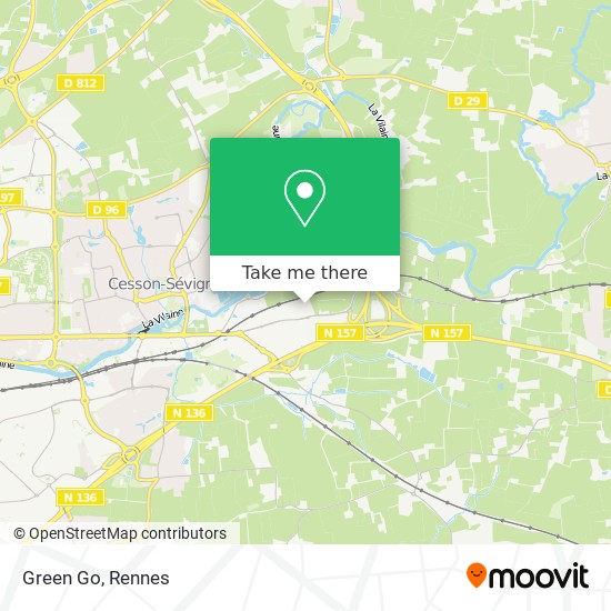 How To Get To Green Go In Cesson Sevigne By Bus Metro Or Light Rail