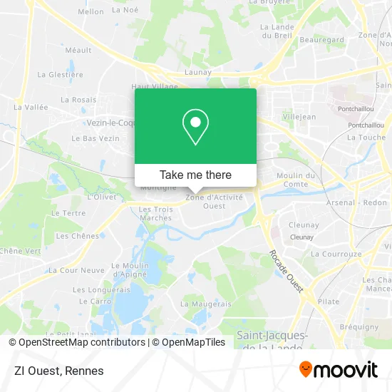 ZI Ouest map
