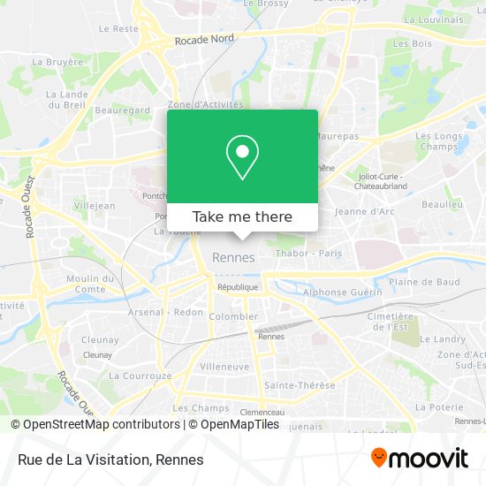 Rue de La Visitation map