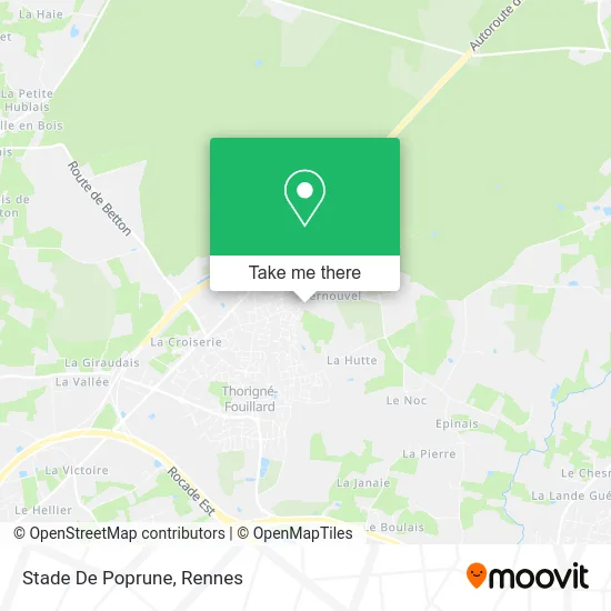 Stade De Poprune map