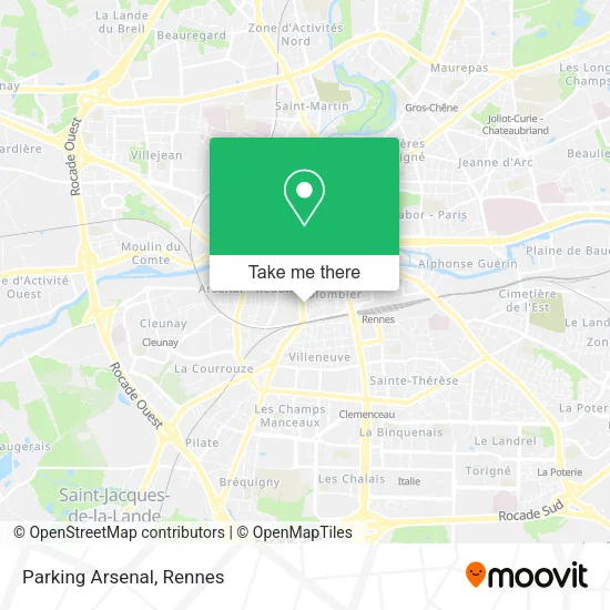 Parking Arsenal map