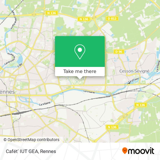 Cafét' IUT GEA map