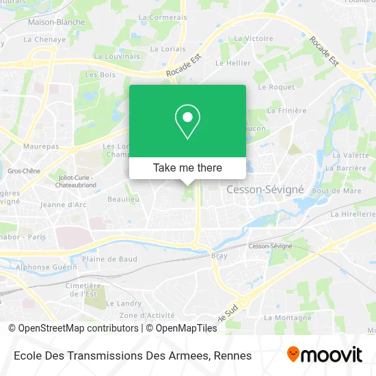 Ecole Des Transmissions Des Armees map